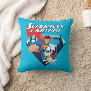 Superman & Krypto Soar Cushion