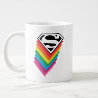 Superman Layered Rainbow Logo