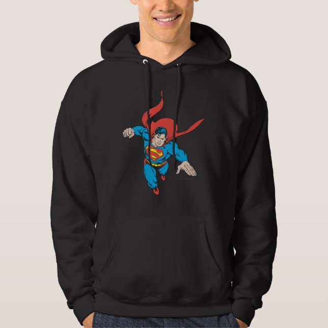 Superman Leaps Forward Hoodie (Front)