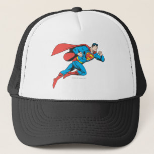 Superman Leaps Right Trucker Hat