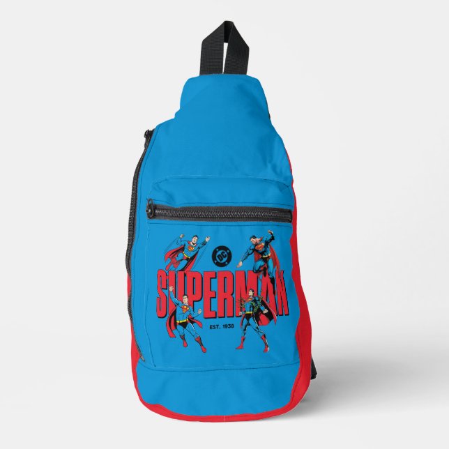 Superman Legends Forever Graphic Sling Bag (Front)