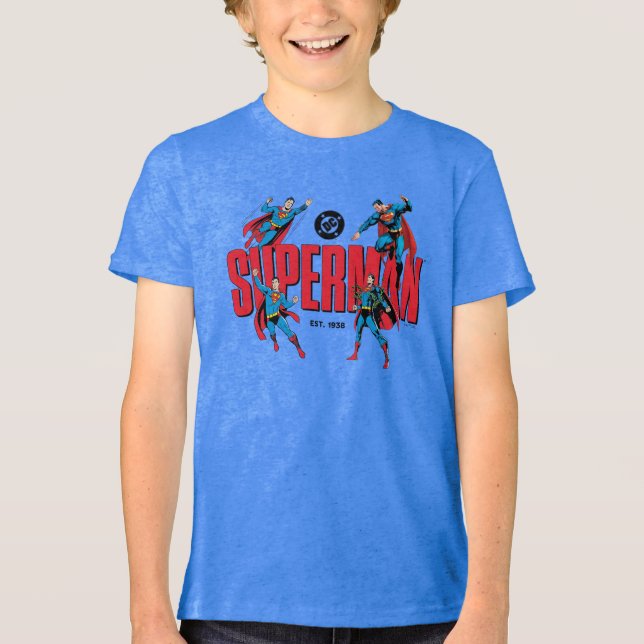 Superman Legends Forever Graphic Tri-Blend Shirt (Front)