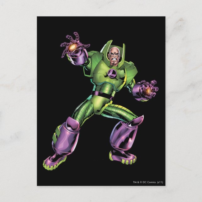 Superman Lex Luthor Postcard (Front)