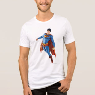 Superman Looking Down Tri-Blend Shirt