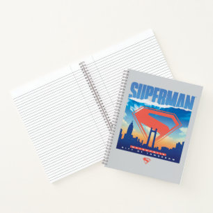 Superman Metropolis Skyline Notebook