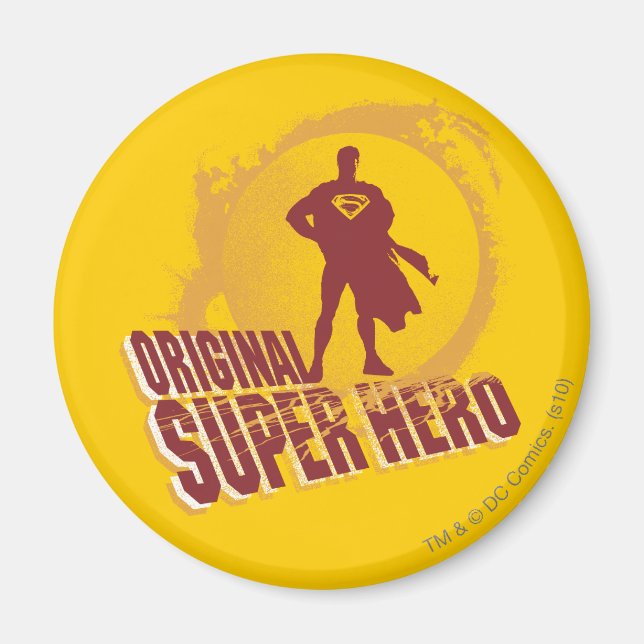 Superman Original Super Hero Magnet (Front)