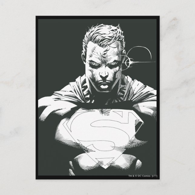 Superman Outline Postcard (Front)