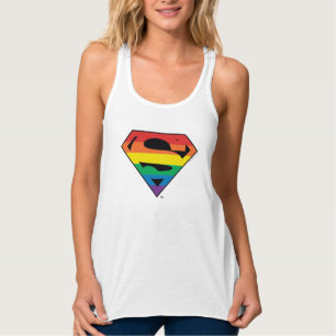 Superman Rainbow Logo Singlet