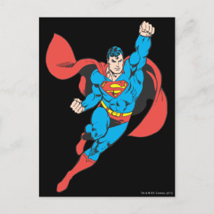 Superman Right Fist Raised Postcard
