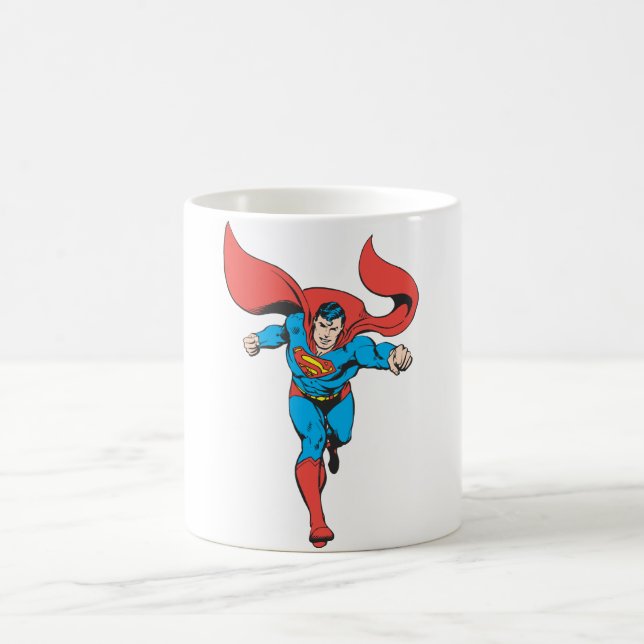 Superman Runs Forward 2 Coffee Mug (Center)