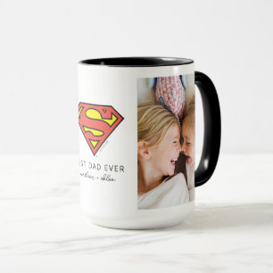 Superman S-Shield   Best Dad Photo Mug