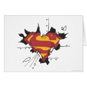 Superman S-Shield Broken Metal Logo