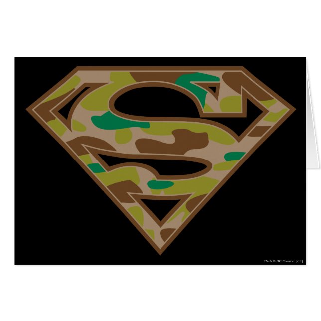 Superman S-Shield | Camouflage Logo (Front Horizontal)
