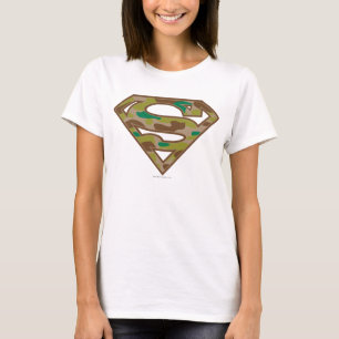 Superman S-Shield Camouflage Logo T-Shirt