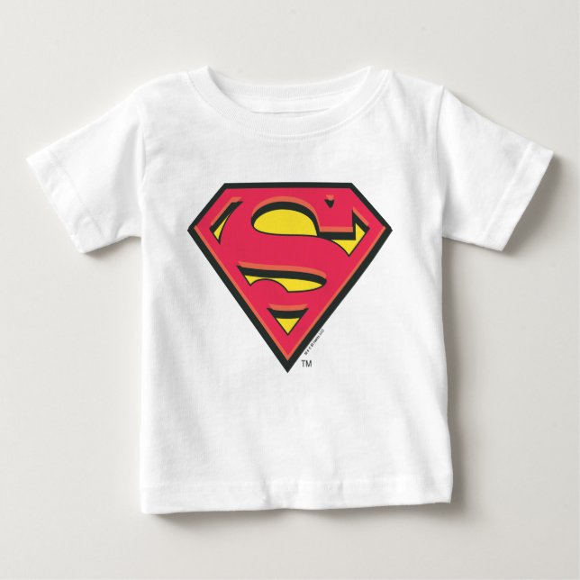Superman S-Shield | Classic Logo Baby T-Shirt (Front)