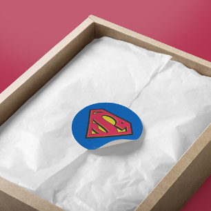 Superman S-Shield Classic Logo Classic Round Sticker