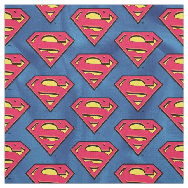 Superman S-Shield | Classic Logo Fabric (Swatch)