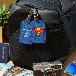 Superman S-Shield Classic Logo Luggage Tag
