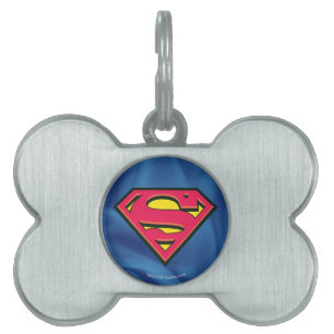 Superman S-Shield   Classic Logo Pet ID Tag