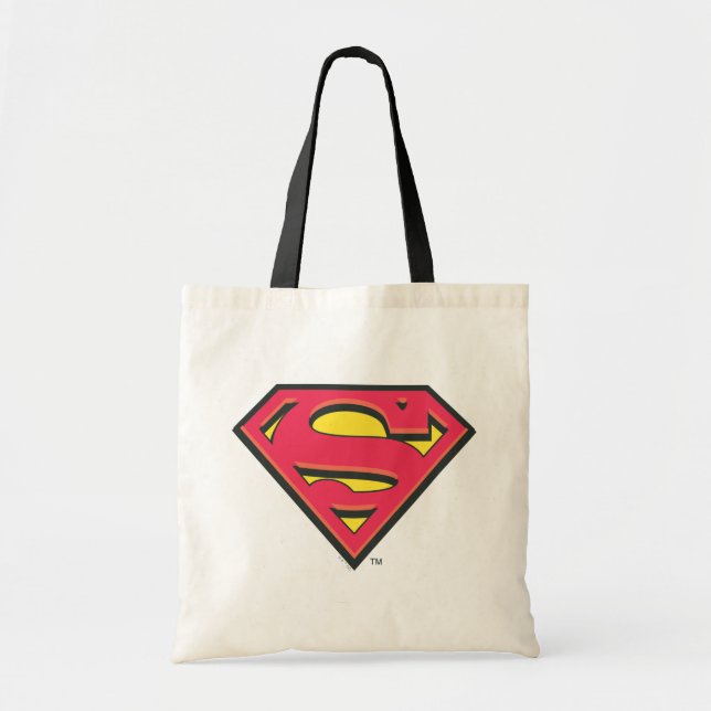Superman S-Shield | Classic Logo Tote Bag (Front)
