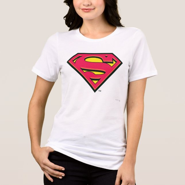 Superman S-Shield | Classic Logo Tri-Blend Shirt (Front)
