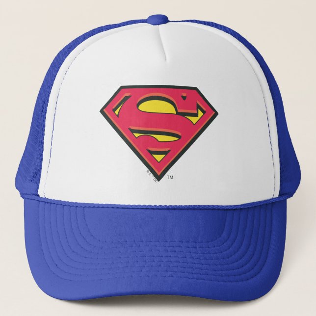 Superman S-Shield | Classic Logo Trucker Hat (Front)