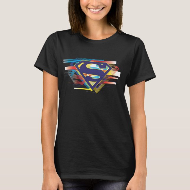 Superman S-Shield | Colourful Logo T-Shirt (Front)