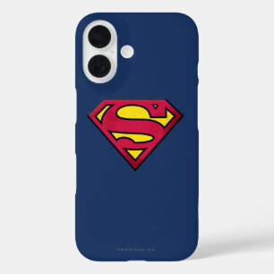 Superman S-Shield   Dirt Logo iPhone 16 Case