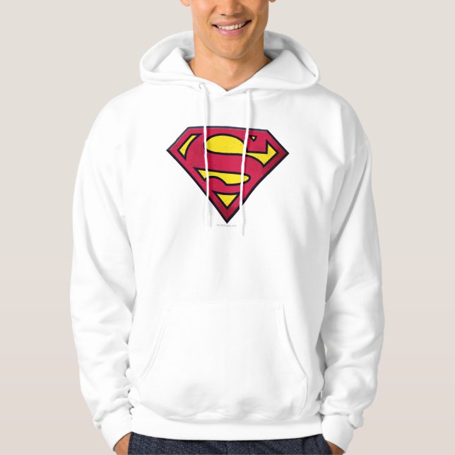 Superman S-Shield | Dirt Logo Hoodie (Front)