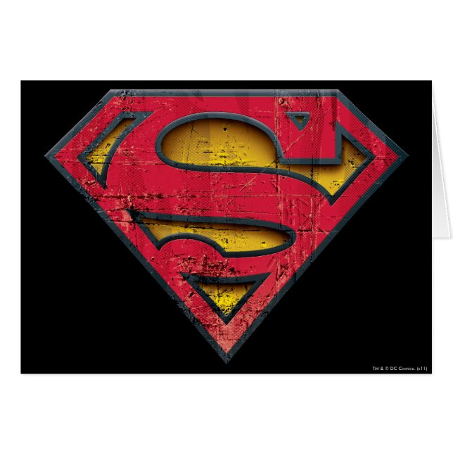 Superman S-Shield | Distressed Logo (Front Horizontal)
