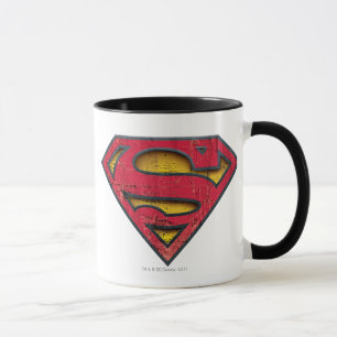 Superman S-Shield   Distressed Logo Mug