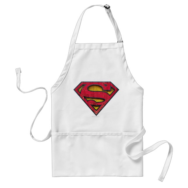 Superman S-Shield | Distressed Logo Standard Apron (Front)