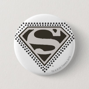 Superman S-Shield   It's Showtime! Logo 6 Cm Round Badge