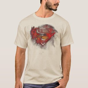 Superman S-Shield Painted Logo T-Shirt