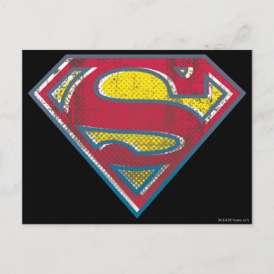 Superman S-Shield Printed Logo Postcard