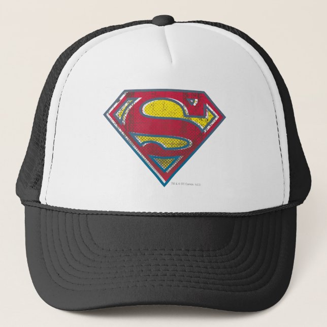 Superman S-Shield | Printed Logo Trucker Hat (Front)