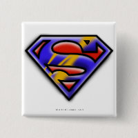 Superman S-Shield | Purple Airbrush Logo