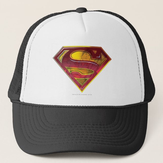 Superman S-Shield | Reflection Logo Trucker Hat (Front)