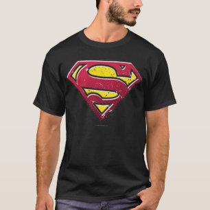 Superman S-Shield   Scratches Logo T-Shirt