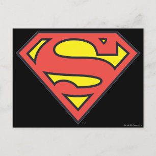 Superman S-Shield Superman Logo Postcard