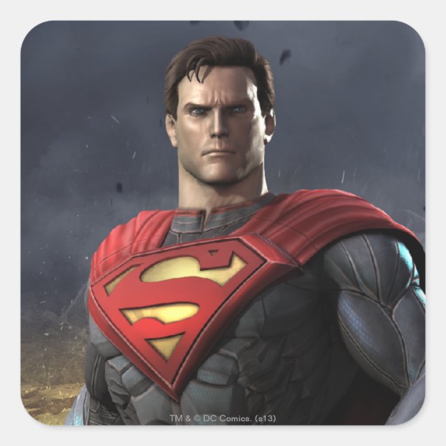 Superman Square Sticker (Front)