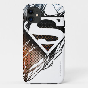 Superman Stylised   Blue Orange Logo Case-Mate iPhone Case
