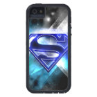 Superman Stylised | Blue White Crystal Logo