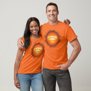Superman Stylised Crackle Logo T-Shirt