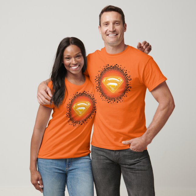 Superman Stylised | Crackle Logo T-Shirt (Unisex)