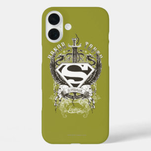 Superman Stylised   Honour, Truth and Justice Logo iPhone 16 Plus Case