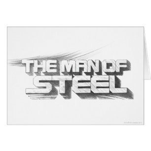 Superman Stylised Man of Steel Drawing Logo