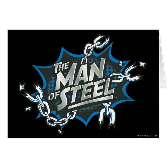 Superman Stylised | Man of Steel Splash Logo (Front Horizontal)