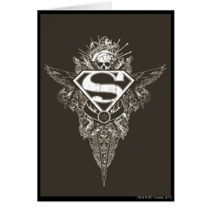 Superman Stylised Star and Skull Logo