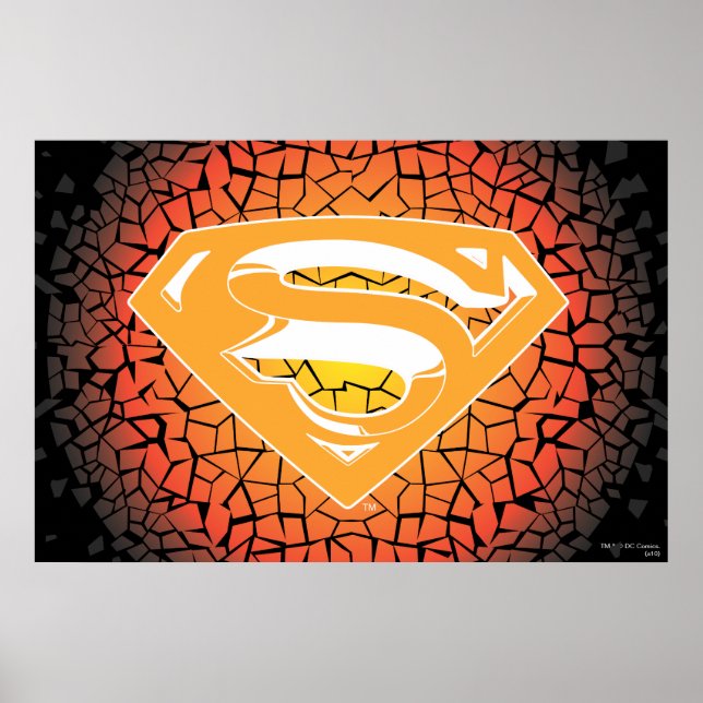 Superman Stylized | Crackle Logo Poster (Front)